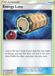 Energy Loto · Guardians Rising · 122/145
