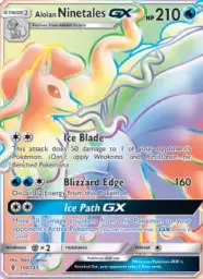 Alolan Ninetales GX · Guardians Rising · 150/145
