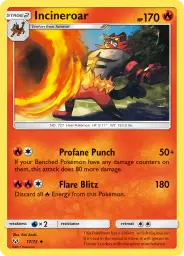 Incineroar · Shining Legends · 17/73