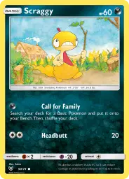 Scraggy · Shining Legends · 50/73
