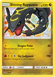 Shining Rayquaza · Shining Legends · 56/73