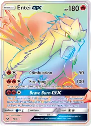 Entei GX · Shining Legends · 74/73