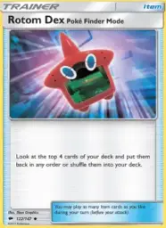 Rotom Dex—Poké Finder Mode · Burning Shadows · 122/147