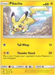 Pikachu · Burning Shadows · 40/147
