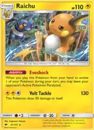 Raichu · Burning Shadows · 41/147