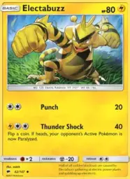 Electabuzz · Burning Shadows · 42/147
