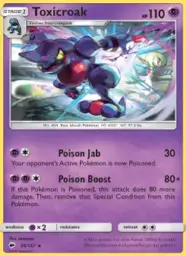 Toxicroak · Burning Shadows · 55/147