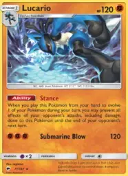 Lucario · Burning Shadows · 71/147