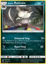 Alolan Raticate · Burning Shadows · 82/147