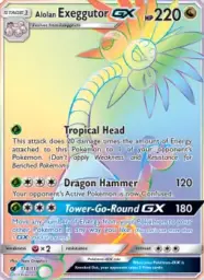 Alolan Exeggutor GX · Crimson Invasion · 118/111