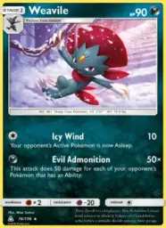 Weavile · Ultra Prism · 74/156