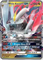 White Kyurem GX · Dragon Majesty · 48/70