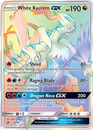 White Kyurem GX · Dragon Majesty · 74/70