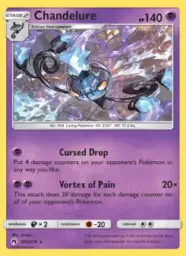Chandelure · Lost Thunder · 103/214