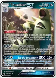 Tyranitar GX · Lost Thunder · 121/214