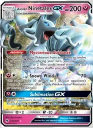 Alolan Ninetales GX · Lost Thunder · 132/214