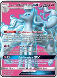 Alolan Ninetales GX · Lost Thunder · 205/214
