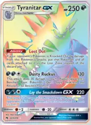 Tyranitar GX · Lost Thunder · 223/214