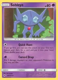 Sableye · Lost Thunder · 96/214