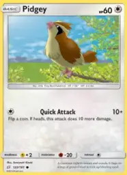 Pidgey · Team Up · 122/181