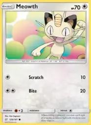 Meowth · Team Up · 125/181