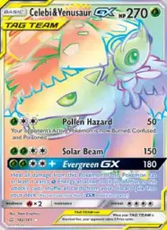 Celebi & Venusaur GX · Team Up · 182/181