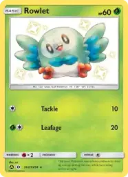 Rowlet · Hidden Fates Shiny Vault · SV2/94
