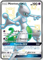 Mewtwo-GX · Hidden Fates Shiny Vault · SV59/94