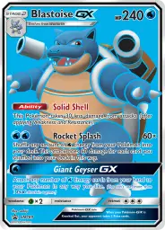 Blastoise GX · SM Black Star Promos · SM189/248