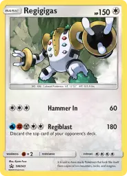 Regigigas · SM Black Star Promos · SM243/248
