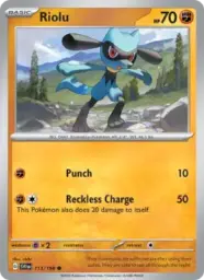 Riolu · Scarlet & Violet · 113/198