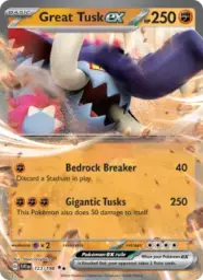 Great Tusk ex · Scarlet & Violet · 123/198