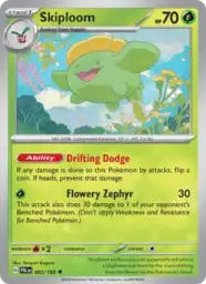 Reference image of Skiploom, Paldea Evolved