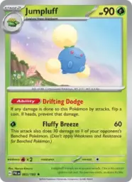 Reference image of Jumpluff, Paldea Evolved