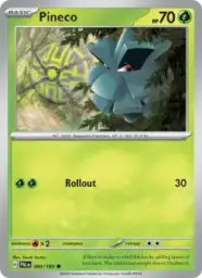 Reference image of Pineco, Paldea Evolved