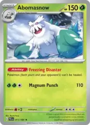 Reference image of Abomasnow, Paldea Evolved