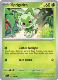 Reference image of Sprigatito, Paldea Evolved