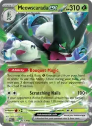 Reference image of Meowscarada ex, Paldea Evolved