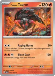 Reference image of Paldean Tauros, Paldea Evolved