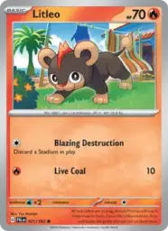 Reference image of Litleo, Paldea Evolved