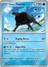 Reference image of Paldean Tauros, Paldea Evolved