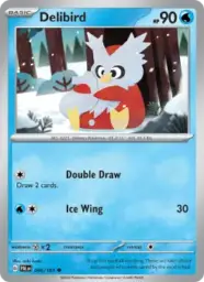 Reference image of Delibird, Paldea Evolved