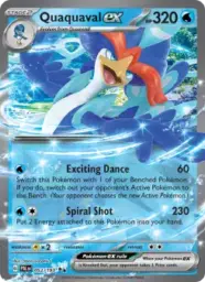 Reference image of Quaquaval ex, Paldea Evolved