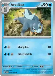 Reference image of Arctibax, Paldea Evolved