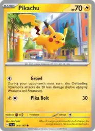 Reference image of Pikachu, Paldea Evolved