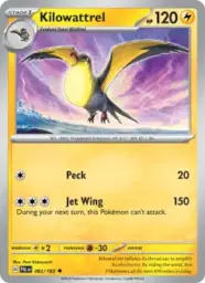 Reference image of Kilowattrel, Paldea Evolved
