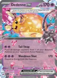 Reference image of Dedenne ex, Paldea Evolved