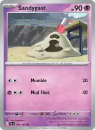 Reference image of Sandygast, Paldea Evolved
