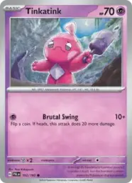 Reference image of Tinkatink, Paldea Evolved