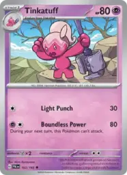 Reference image of Tinkatuff, Paldea Evolved